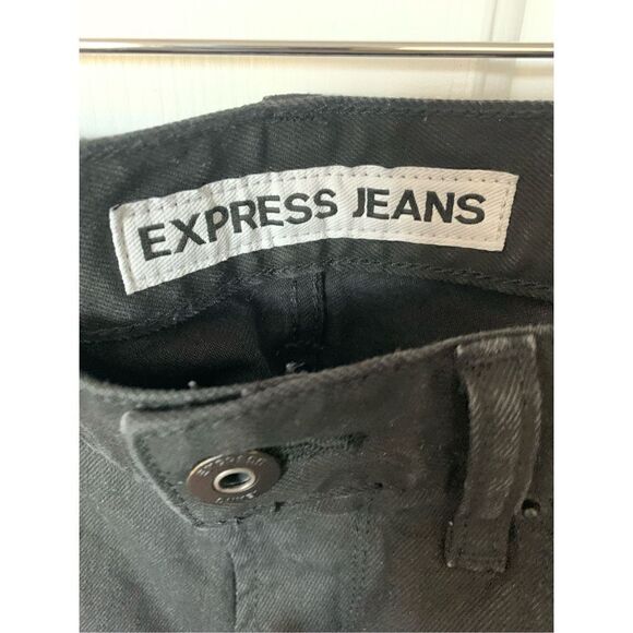 Express men’s jeans black size 30x32 - Picture 2 of 6